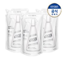 스카트 순하고 깨끗한 섬유탈취제 리필 330ml_무향X3개