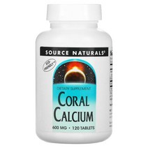 소스네추럴스 코랄 칼슘 300mg 120정 지용성비타민 비타민D3 콜레칼시페롤