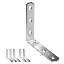 보강철물 스텐 L형 앵글 꺽쇠 85x85x19mm, 6개입세트