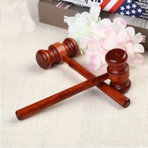 미니 망치 Lawyer 장식 판사 나무 다목적 도구 작은 생일 선물 크리스마스 장난감 1 개, [01] 54g