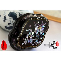 자게장 자개 나비 옷 나전칠기 보석 함 돌반지 귀걸이 보관 조개, 해당함개