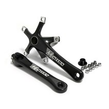 접이식미니벨로 MEIJUN 자전거 크랭크 체인 링 하단 브래킷 포함 BCD 130 170mm Minivelo 접이식 도로 셋, [01] 170mm, [01] Crank black