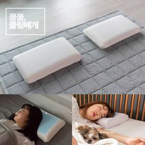 굿잠 베개 낮은 베게 쿨링 비개 시원한 배개 꿀잠 비게 숙면 아이스 여름 편한, 일자형
