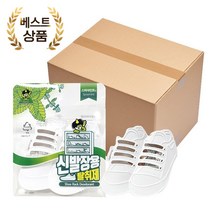 병원 학교 신발장용 탈취제 스피아민트향 1박스 24개입 현관신발냄새 구두