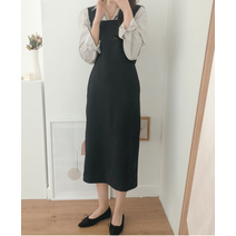 하객룩 모던 레이어드 원피스