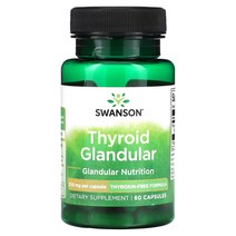 Swanson 갑상선 분비선 200mg 캡슐 60정