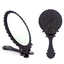 휴대용 엔틱 공주 거울 접이식 미니 여배우 손거울