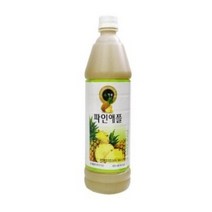 [더착한푸드]파인애플원액(청솔 835ml) 식자재마트 대용량 업소용 파인원액 파인애플시럽 파인애플주스 파인애플농축액, 4개, 835ml