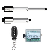 엑추에이터 직교로봇 액츄에이터 리니어모터 마이크로 선형 액추에이터 DC 12V RF 원격 제어 10mm 30mm 50mm 100mm 스트로크 전기 퍼터 미니 모터, [06] 12V 50MMS 19.2N, [01] 10mm stroke length