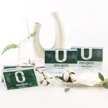 제로젬 고온고압멸균 화학성분 ZERO 유기농순면 멸균세안티슈, 10매입/1박스