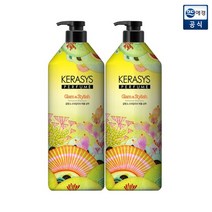 [애경]케라시스 글램 앤 스타일리쉬 퍼퓸 샴푸 980ml x2개, 01.샴푸 980ml x2개