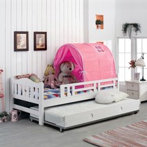 키즈돔 하모니 원목 싱글 이층침대 깔판형(워시) 삼나무 원목깔판 기숙사 침대, 단일속성