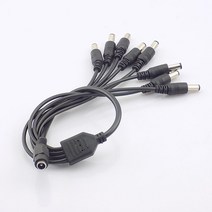 콘넥터 접속자 전선연결단자 dc커넥터 12V DC 전원 공급 장치 1 암 2 3 4 5 8 수 방향 분배기 플러그 연장, 05 1 to 8way