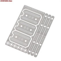 1pc AJ0037 미니 스테인레스 금속 에칭 톱 건담 모델 컷 플레이트 분리 95x68mm, 01 A