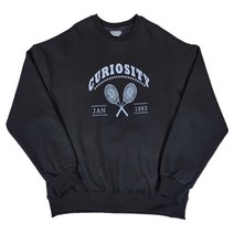 데칼 기모 남녀공용 오버 맨투맨 테니스티