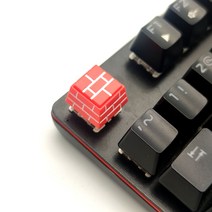 레진 키캡 KT 기계식 키보드 성격 Keycap 커스텀 제작 수제 수지 슈퍼 마리오 게임 붉은 벽돌 벽 크리 에이 티브 선물 커스텀 키보드, 1. 빨간색
