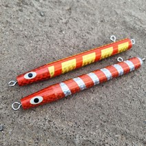 대구메탈 봉메탈 대구 지깅 400g 450g 500g 루어 낚시, 레드 골드