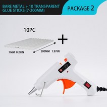 무선글루건 7mm 글루 스틱 용 스위치가 있는 40W 핫멜트 건 미니 산업용 접착제 핫 전기 열 온도 수리 도구, [02] Pink Glue gun