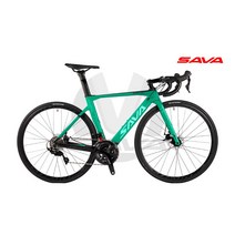 [사바코리아] 콜로라도 7F 105 22단 유압디스크 카본 로드 자전거 2022, 매트그린/블랙, 470(S), 미조립