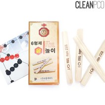 T/B_: 6형제 윷놀이판세트 윷4개+말판+말8개 미술놀 : FLW64D7BB+DDH