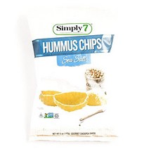 Simply 7 Sea Salt Hummus Chips 5 oz each (2 Items Per Order), 1