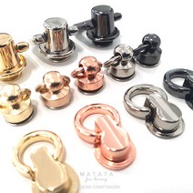 마크라메 가방 핸드폰 스트랩 DIY 솔트레지 솔트리지, 3.가방용D링, 실버