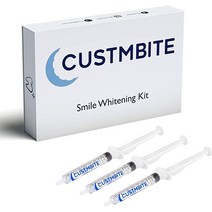 셀프치아미백 CustMbite 프리미엄 치아 미백 젤 어플리케이터 44% Carbamide Peroxide 3 3ml, [02] 5개(1팩)