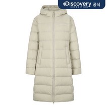 디스커버리_DISCOVERY 30▼ 슬로니 구스다운 여성 롱패딩 BEIGE