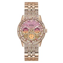 게스 GUESS 여성용 스포츠 다기능 듀오톤 크리스털 40mm 시계