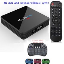 MX10 프로 안드로이드 9.0 스마트 TV 박스 RK3328 4 기가 바이트 32 수신기 4K 와이파이 미디어 플레이어 플레이 스토어 애플 호환 리케이션 셋톱, [02] Eu 플매트 카펫 매트 카펫 매트 카펫 러그, [02] 4G 32G Add keyboard