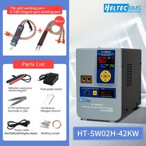 납땜 스테이션 디스플레이 스탠드 콘덴서 저장 배터리 스폿 휴대용 소형, 20.US Plug - HT-SW02H Pakage B