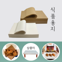 [정담팩] 크라프트지 50g 식품용지 포장지 2절 100매 4절 200매 8절 400매 등 베이커리 종이트레이 포장속지, 크라프트지 50g (양면), (25*35cm) 400매