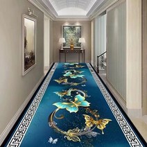 레드카펫 파인텍스 롤카페트 파이론텍스 모던 럭셔리 긴 복도 장식 홈 거실용 대형 침실 바닥 매트 카펫 러너, 124.AO4 - 100X600CM