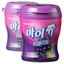 크라운 마이쮸 용기 포도, 110g, 2개입