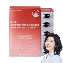 여에스더 초임계 알티지 오메가&코큐텐 플러스, 4개, 60캡슐