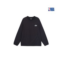 LAL LAKERS 우븐스트레치 맨투맨_젯블랙