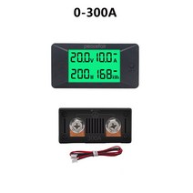 DC 0-300V 100A 전압계 전류계 전력계 디지털 LCD 암페어 에너지 다기능 배터리 테스터, 04 0-300A