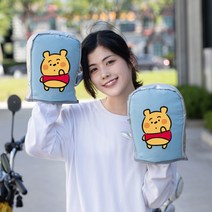 자전거 손잡이 핸들 커버 겨울 바람막이 오토바이 킥보드 스쿠터 장갑 기모 방수 워머, R