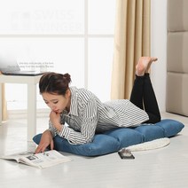 쿠션 방석 좌식쇼파 의자 쇼파베드 접이식쇼파 1인용 접이식의자 페브릭좌식쇼파 276300, 그레이(페브릭)