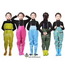 NURIM 어린이 가슴장화 5종, 핑크어린이가슴장화, 160