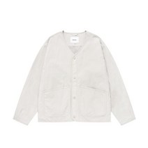 COVERNAT 나일론 가디건 자켓 에크루