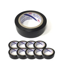 소유 국산 성우 PVC 전기절연 테이프 검정, 19mm x 10M 10개입 (흑색)