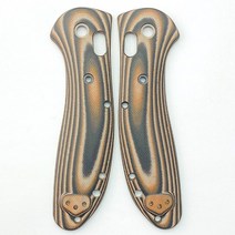 1쌍 8 색 지정 G10 저울 Benchmade 그립 에 대 한 tilian 551 접이식 칼 나이프 부품 DIY 액세서리 만들기, 07 1Pair Black-Orange B