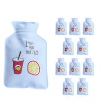 휴대용 어깨 배 허리 무릎 찜질팩 미니 물주머니 5+5, 핫팩 5+5 (총5개 색상 랜덤발송)