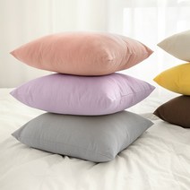 모에마일 인테리어 사각 쇼파 쿠션 세트, 01. 로키 소프트 쿠션, 옐로우(솜포함)