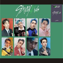 명함용지 하드보드지 8 개/대 Kpop Stray Kids 새 앨범 ODDINARY Photocards 인쇄 카드 엽서 LOMO Cards 팬 컬렉션 선물, [08] BangChan