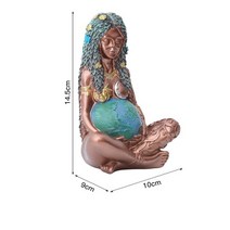 말 돌 정원 비너스 그리스 조각상 피에타 호랑이 동물 코끼리 대리석 청동 강아지 거북이 조형물 인테리어 환경 보호 동상 수지 공예 어머니 지구 여신 조각 가정 장식 장식품, m, 1