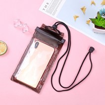 서핑보드랙 SUP 서핑 보드 범용 방수 가방 낚시 스탠드 업 패들 투명 휴대 전화 케이스 비디오, 08 black