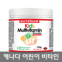 뉴트리돔 키즈 멀티비타민 분말 어린이 청소년 100g, 1개