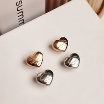 갤러리에이 [도톰하트] 러블리 귀에 딱붙 승무원 하객 써지컬 귓볼 변색없는 알러지없는 귀걸이 이어링